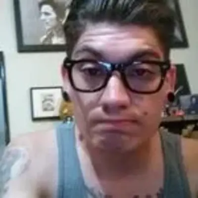 Gabe with thick glasses