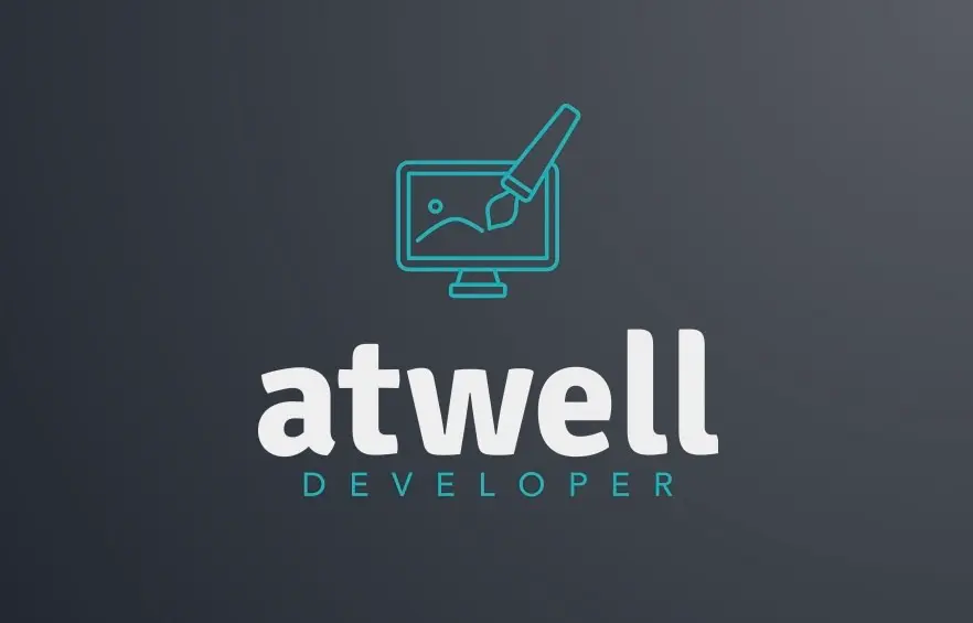 a logo that says atwell developer